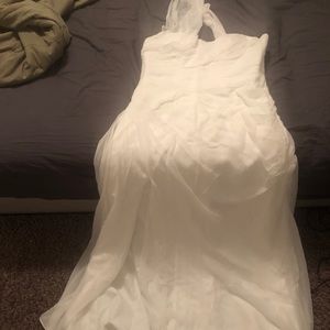 Satin-Ivory size 16 Wedding Dress
